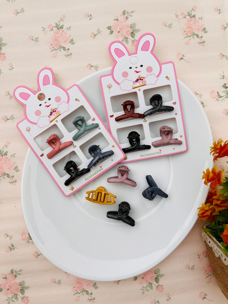 4pcs Mini Hair Claw Catcher