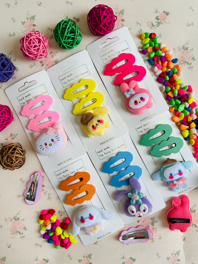 3pcs Cartoon Hair Clip Set