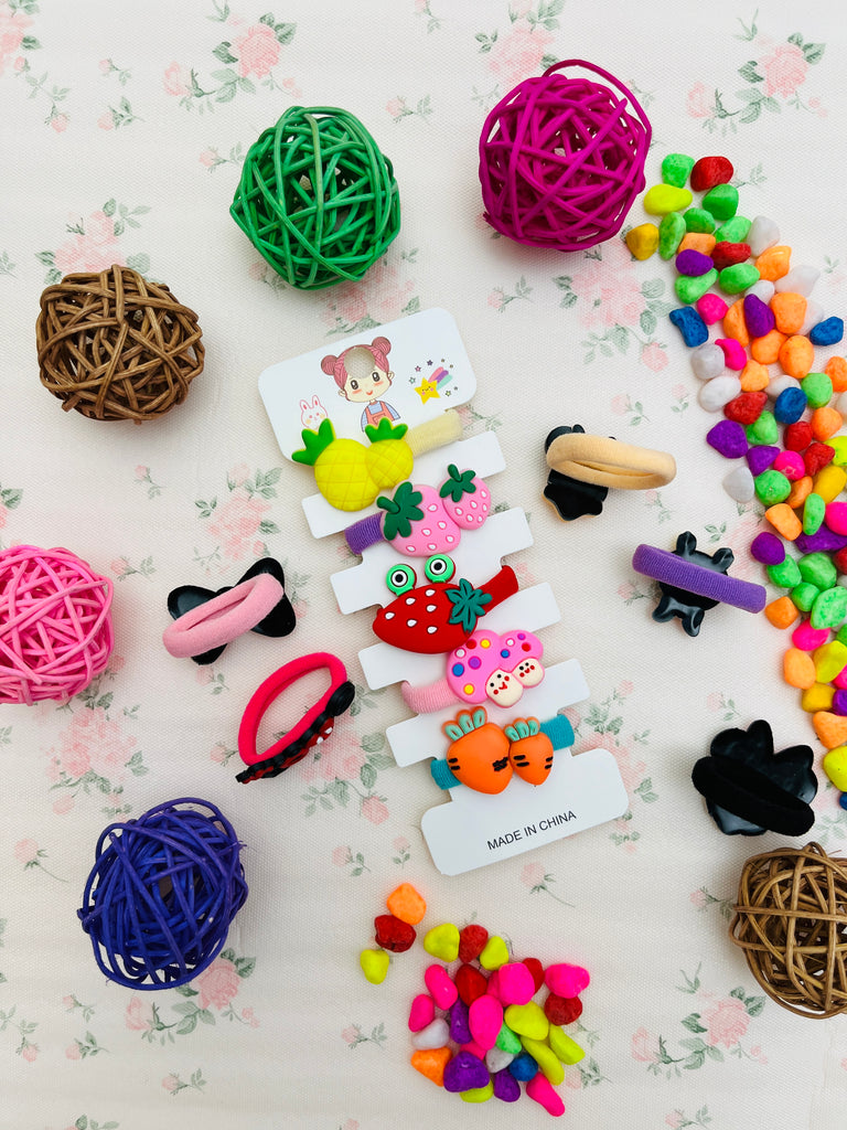 5pcs Cartoon Hair Tie Set