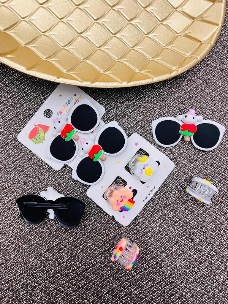 4pcs Glasses Clip & Claw Catcher Set