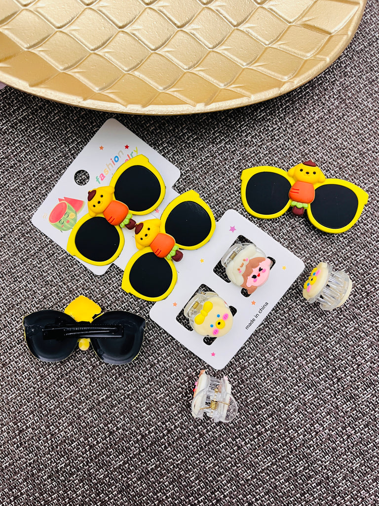 4pcs Glasses Clip & Claw Catcher Set