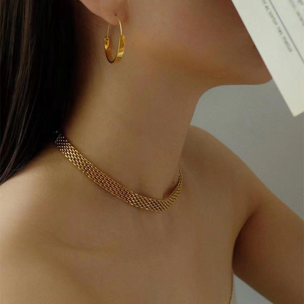 Stainless Steel Stacking 8MM Chain Necklace