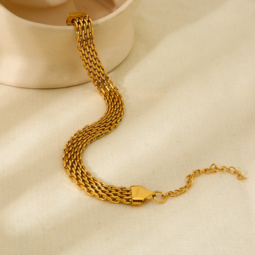 Stainless Steel 8MM Mesh Chain Bracelet