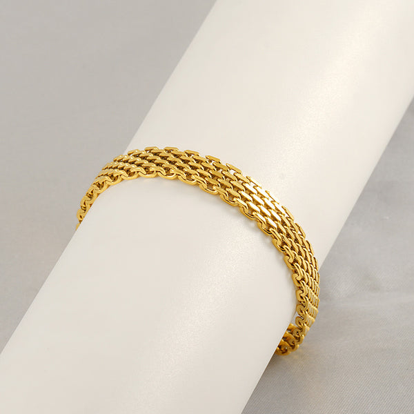 Stainless Steel 8MM Mesh Chain Bracelet