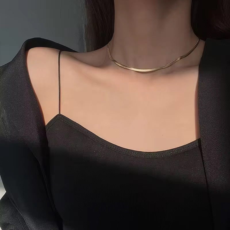 Stainless Steel Snake Chain Necklace