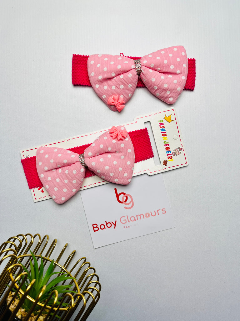 Bow Knot Net Elastic Headband