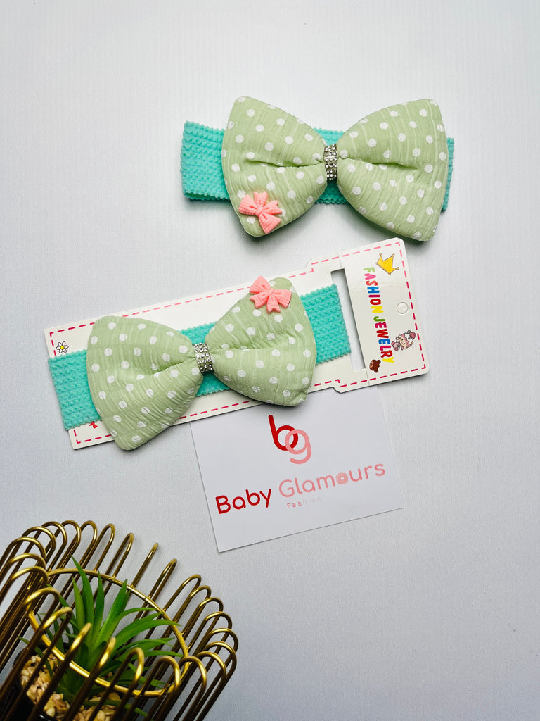 Bow Knot Net Elastic Headband