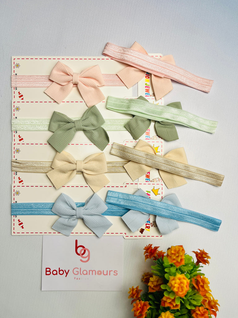 Bow Lining Elastic Headband