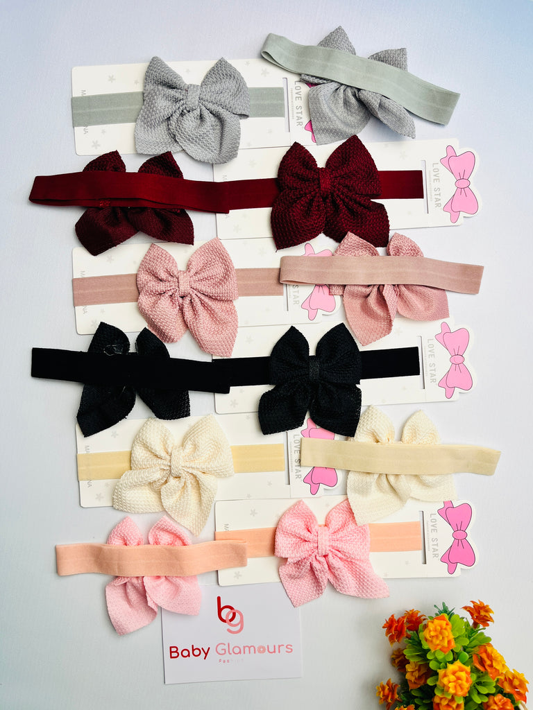 Butterfly Bow Net Elastic Headband