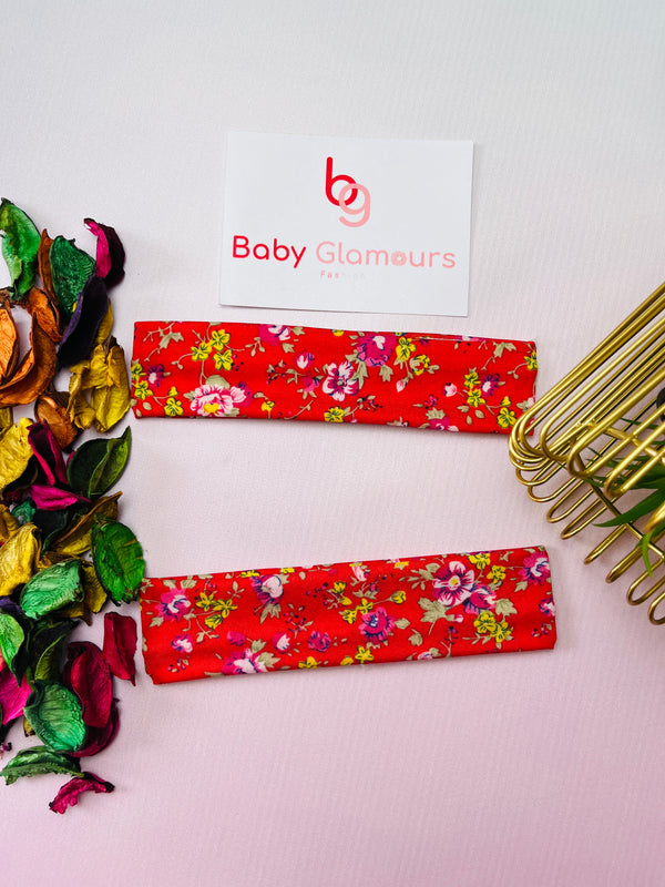 Flower Print Jersey Fabric Headband