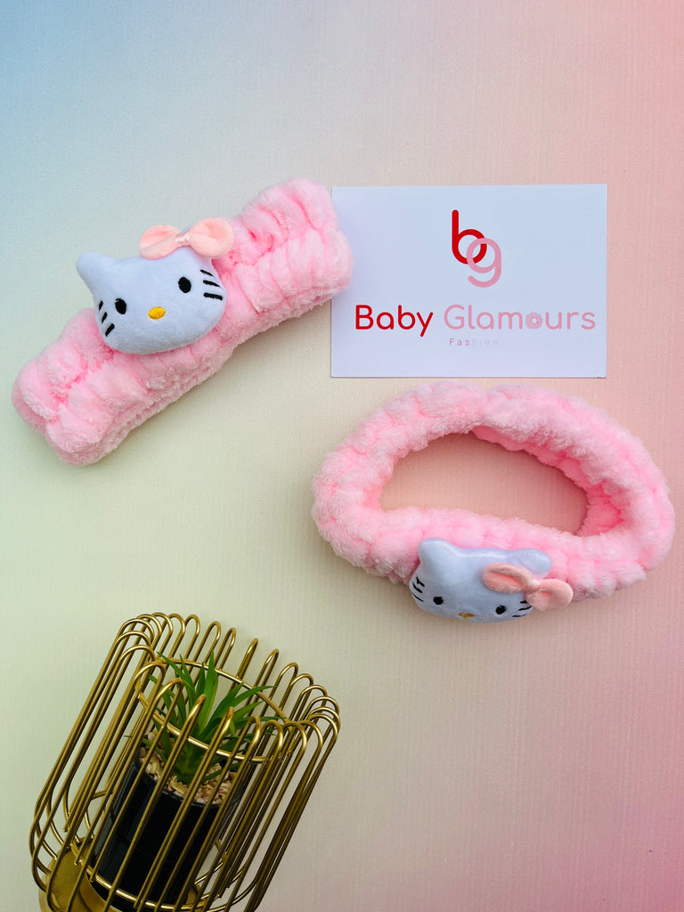 Hello Kitty Face Fur Headband