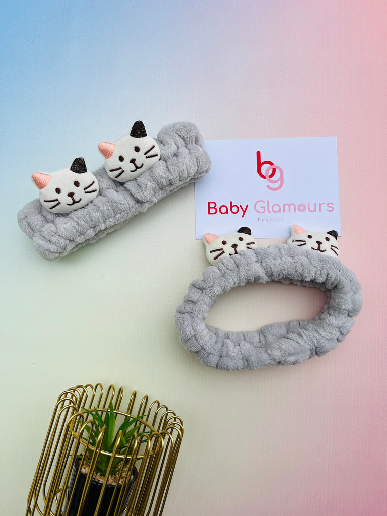 Kitty Face Fur Headband