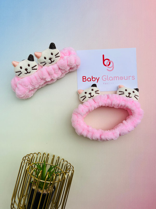 Kitty Face Fur Headband