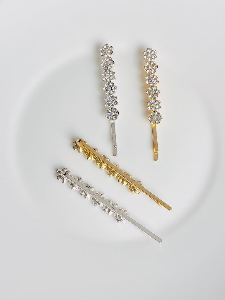 2pcs Flower Pearl Hair pins