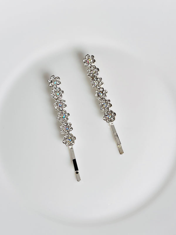 2pcs Flower Pearl Hair pins