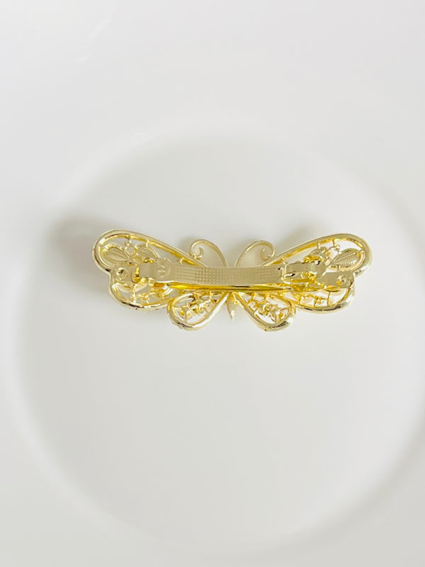 Butterfly Pearl Hair Clip