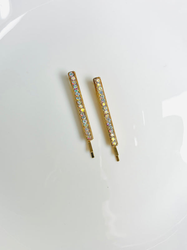 2pcs Round Pearl Hair pins