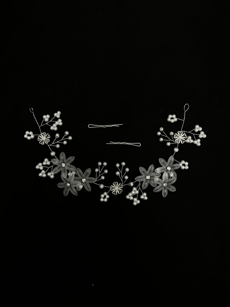 1pc Handmade Flower Pearls Beads Headband