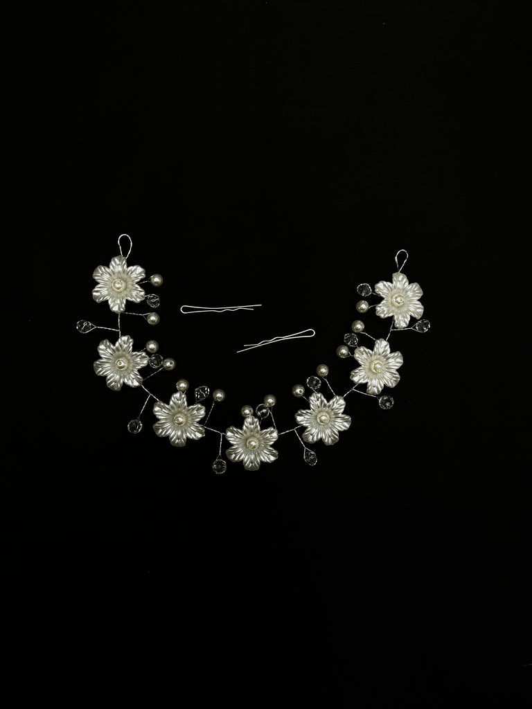 1pc Handmade Flower Pearls Beads Headband