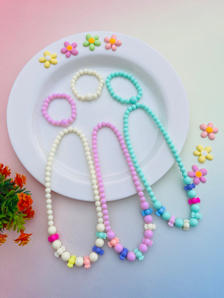 Candy Color Candy Beads Necklace