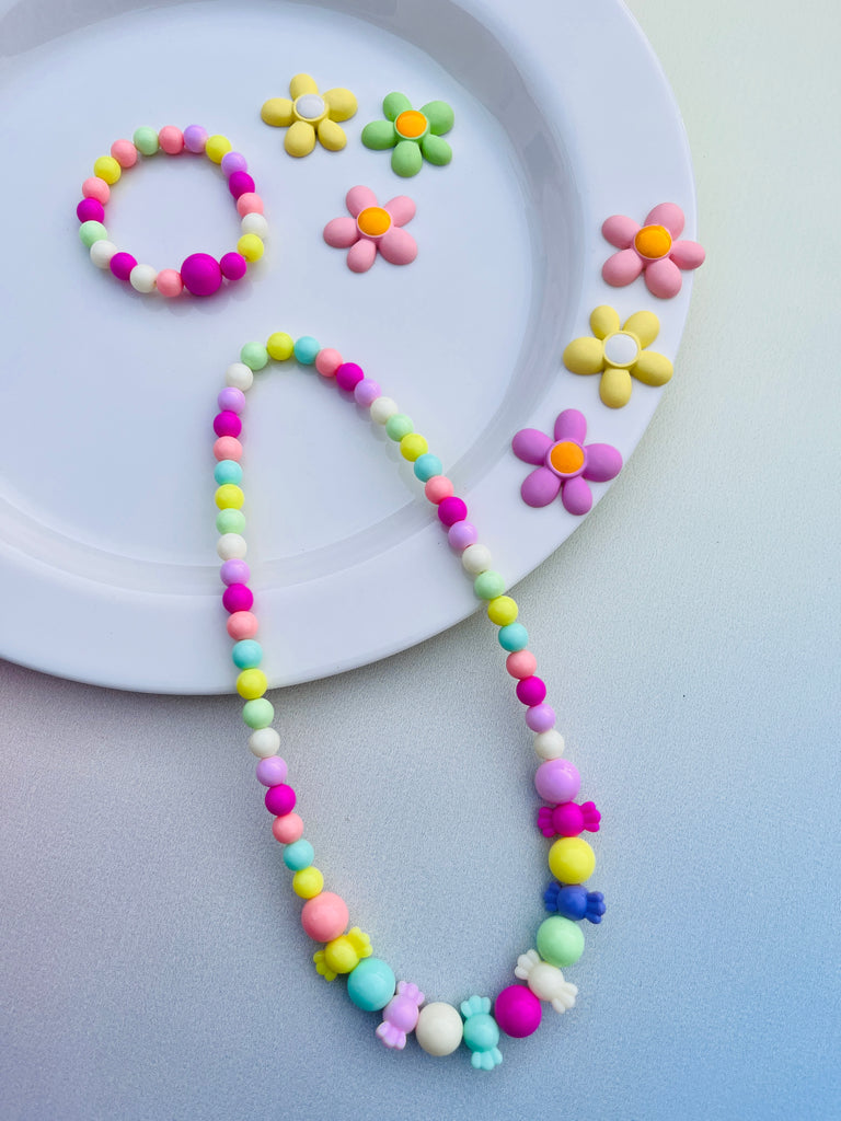 Candy Color Candy Beads Necklace