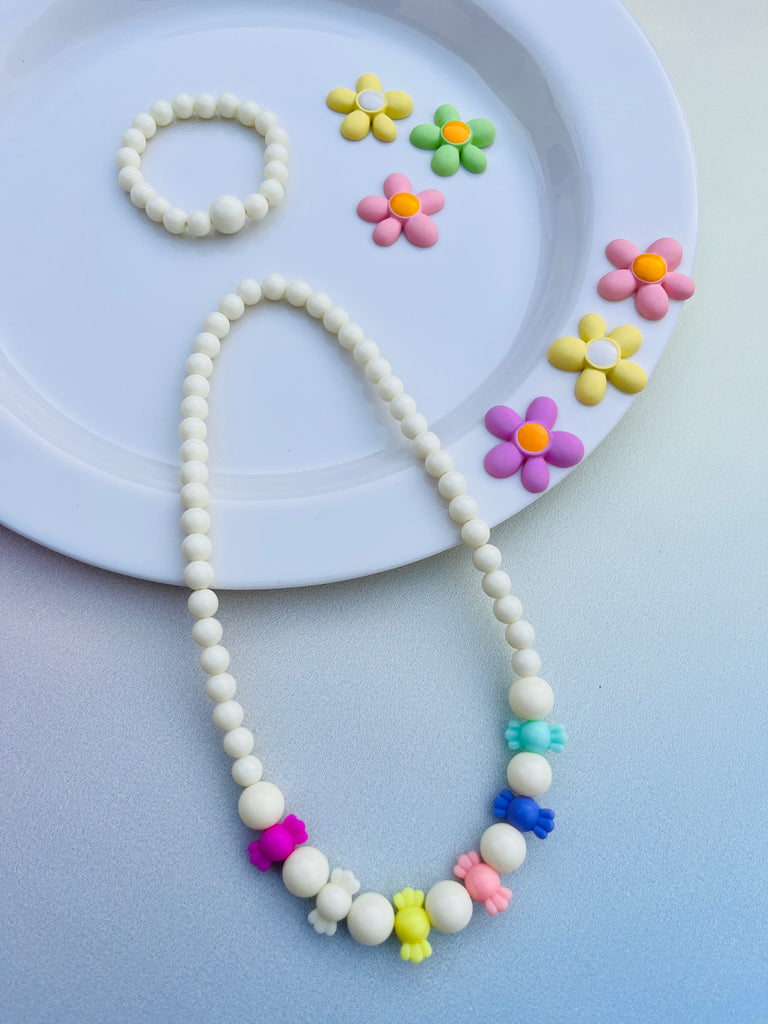 Candy Color Candy Beads Necklace