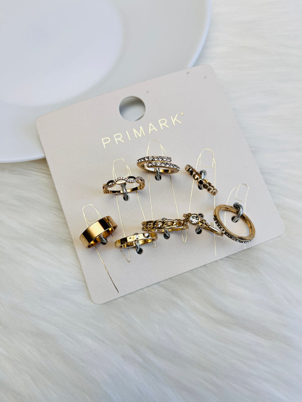 8pcs Mid Ring Set