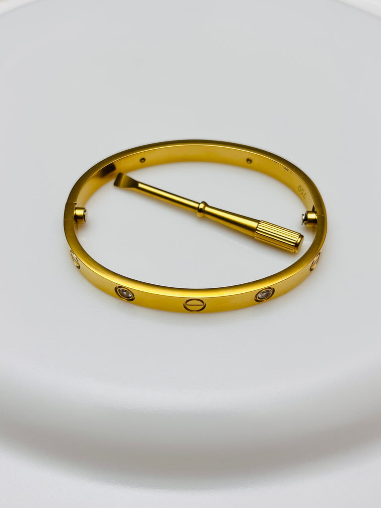 Stainless Steel Darla Golden Bracelet