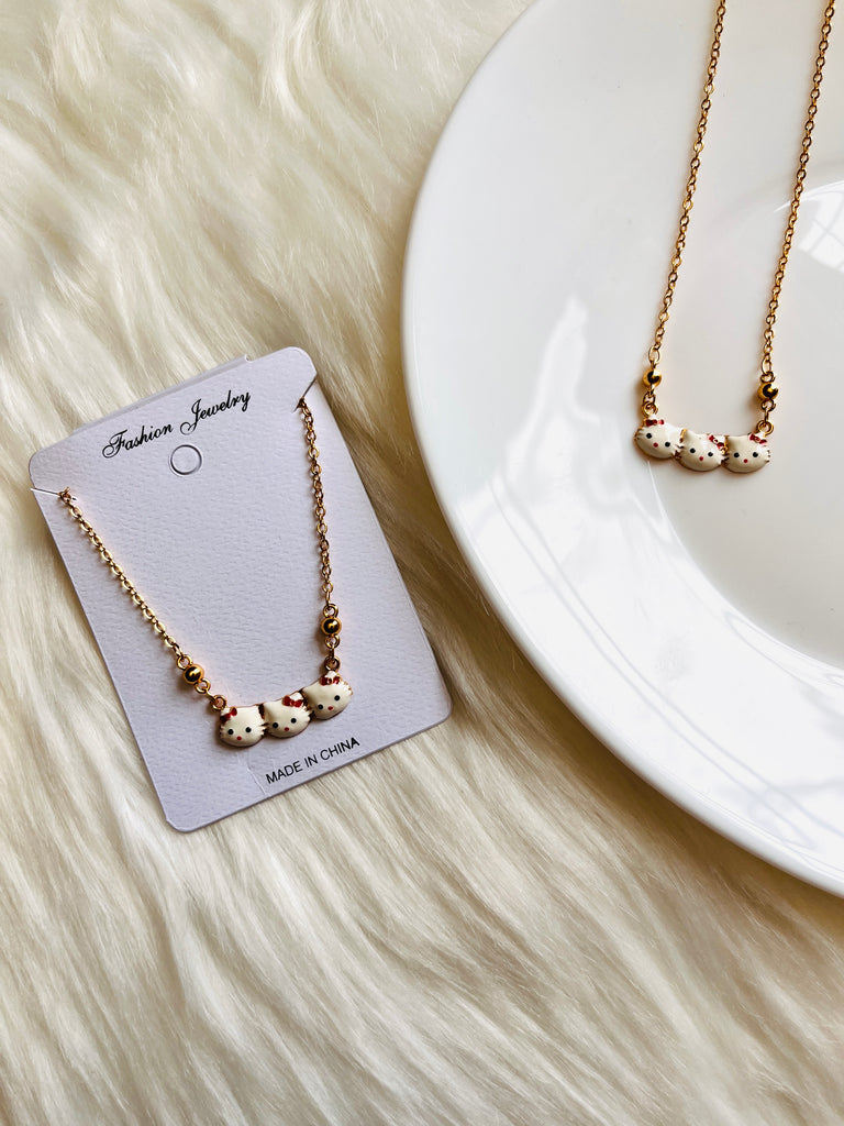 Baby Hello Pendant Necklace