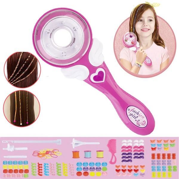 Automatic Hair Braid Kits Tool Electric Children DIY Braiding Hairstyle Twist Machine Makeup Toys For Girl