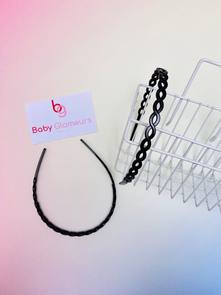 Oval Twisting Plastic Hairband