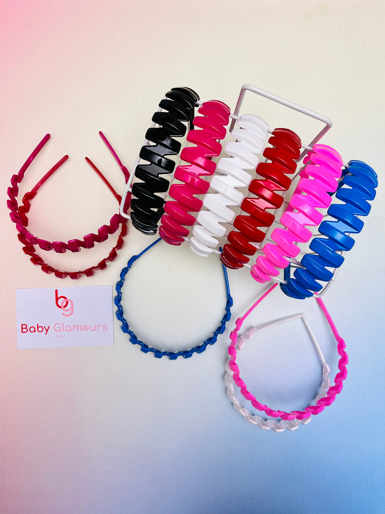 Zig Zag Plastic Hairband