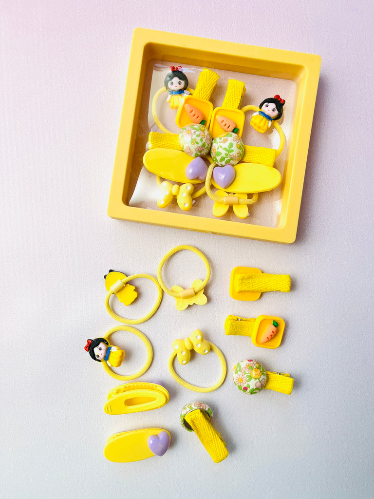 10pcs Hair Clip & Hair Tie Gift Set