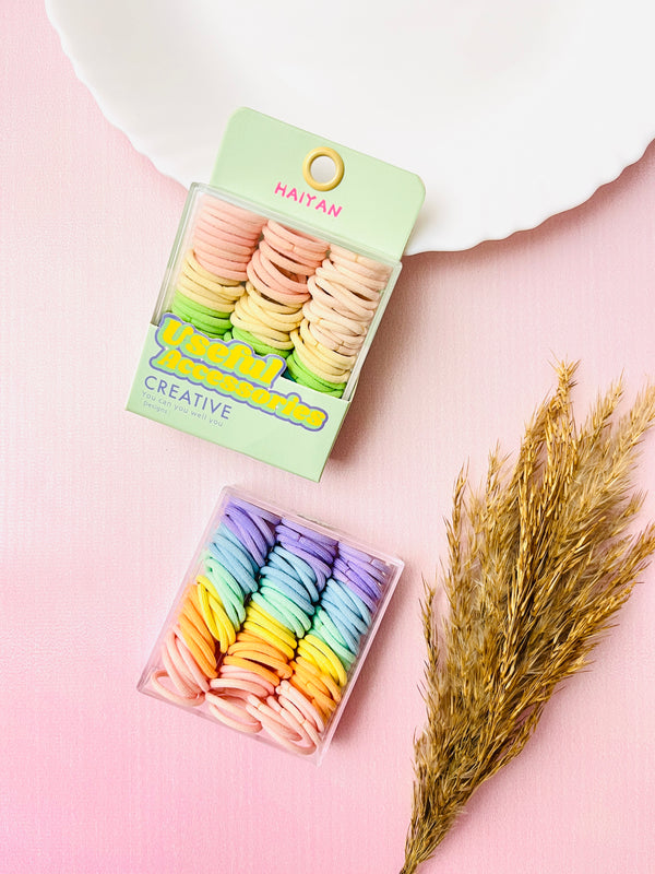 Multi Color Hair Ties Set