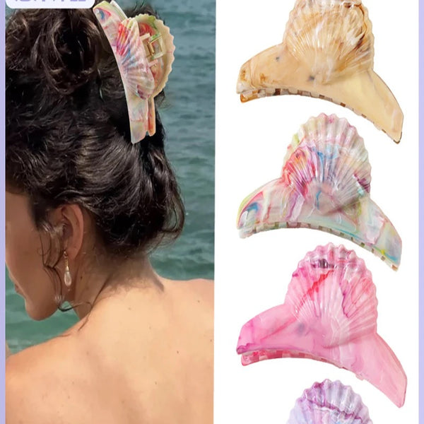 Sea Shell Shape Hair Claw Catcher