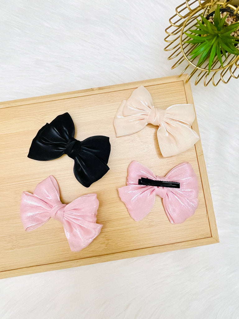 Toddlers Party Hair Bow Clip