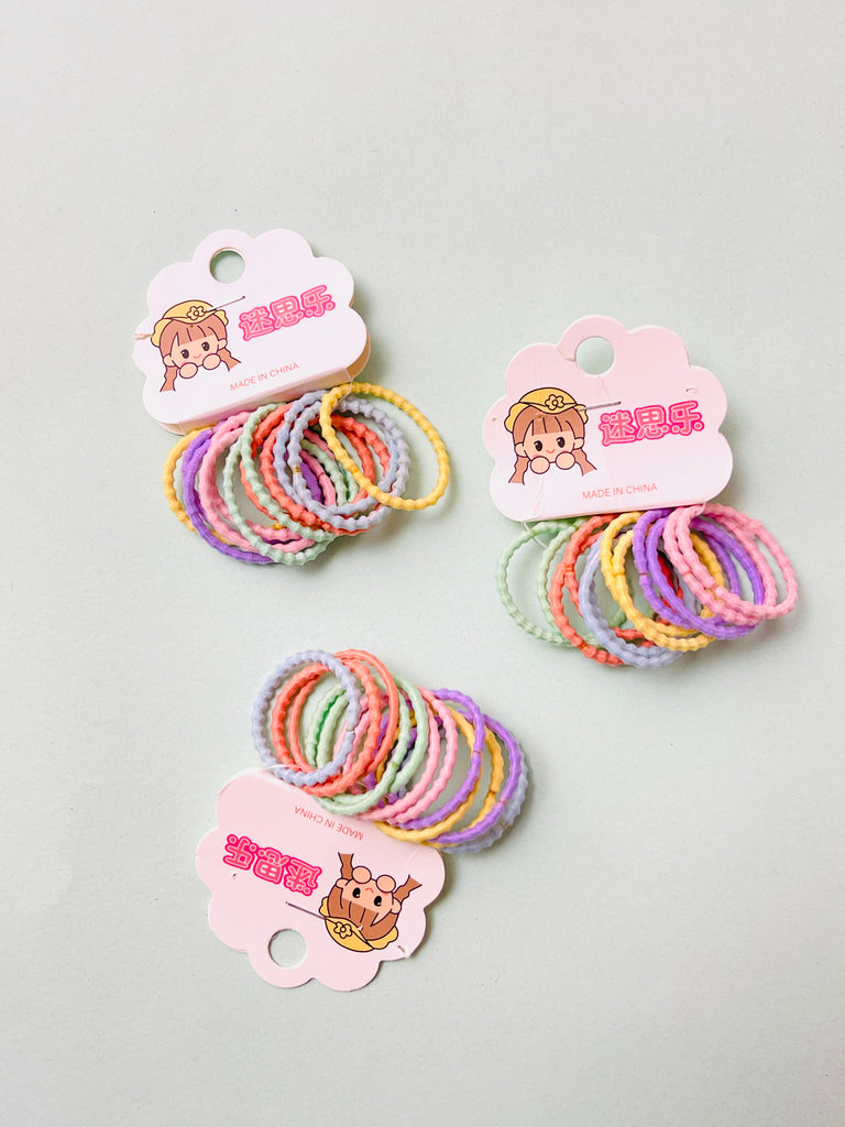 10pcs Mini Hair Tie Set