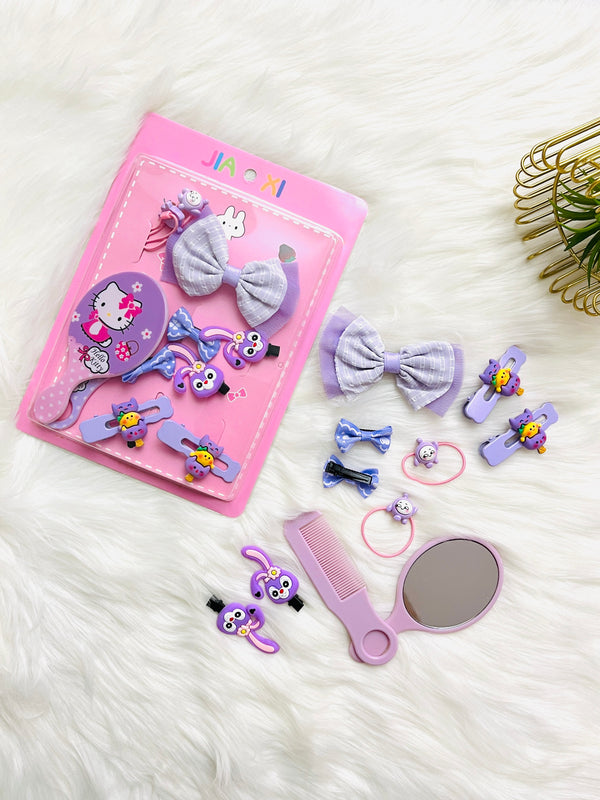 Indigo Baby Hair Comb & Clip Gift Set