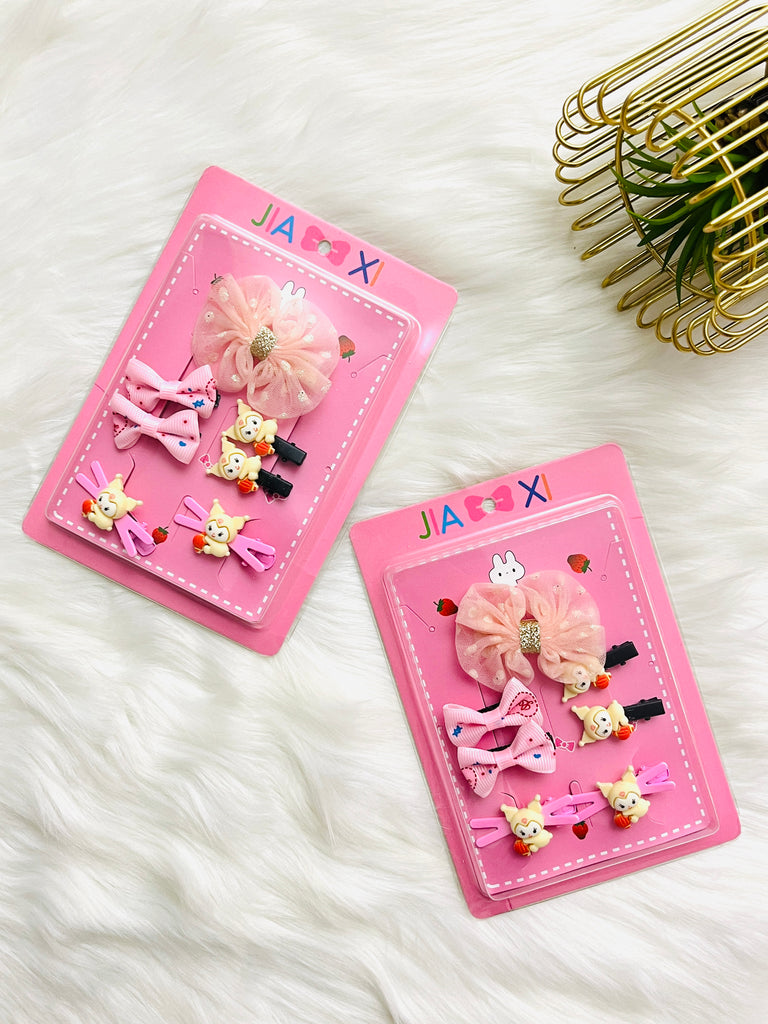 Cartoon Baby Hair Clip Gift Set