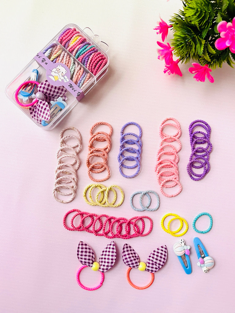 Cute Baby Hair Clip & Hair Tie Set