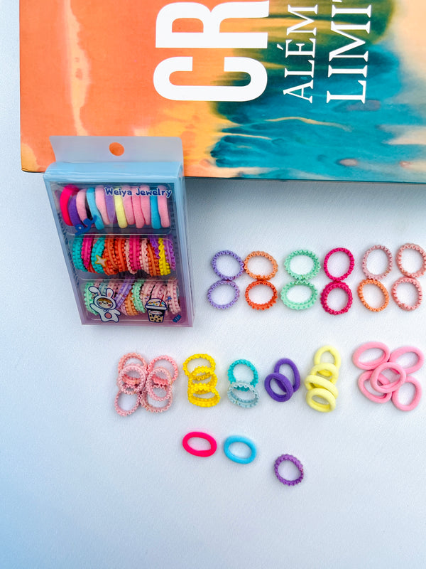 Cute Baby Multi Design Hair Tie Set