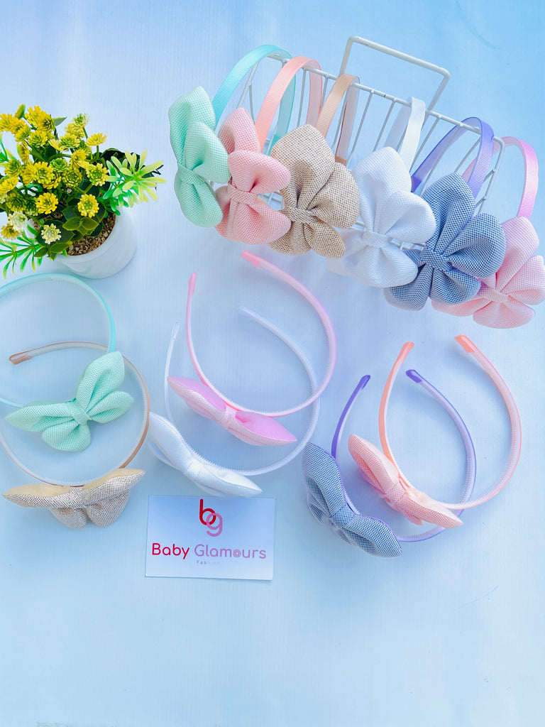 Sparkling Shiny Dubbole Bow Hair Band