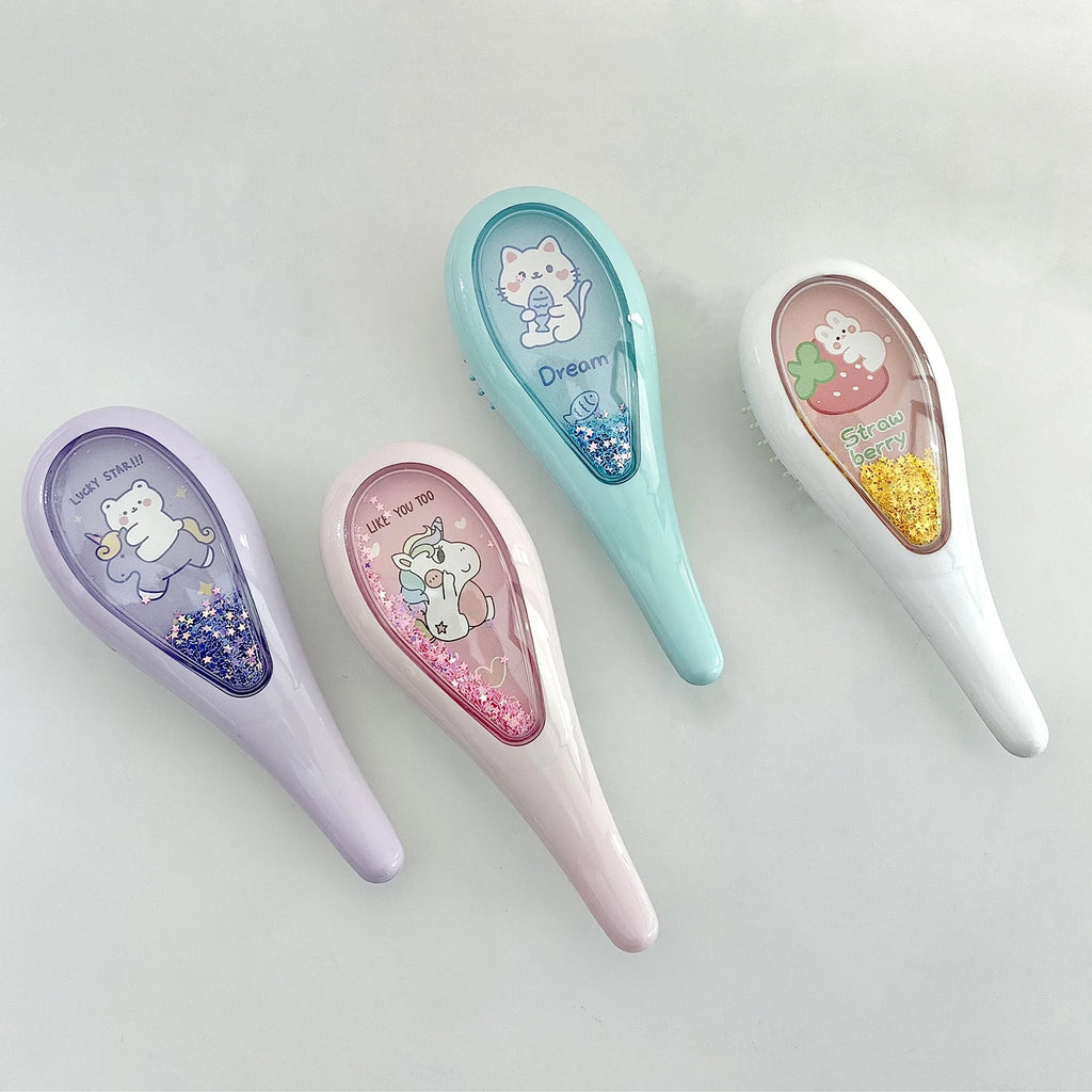 Cartoon Mini Hair Brush