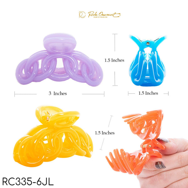 Pack Of 6 Hair Claw Catcher