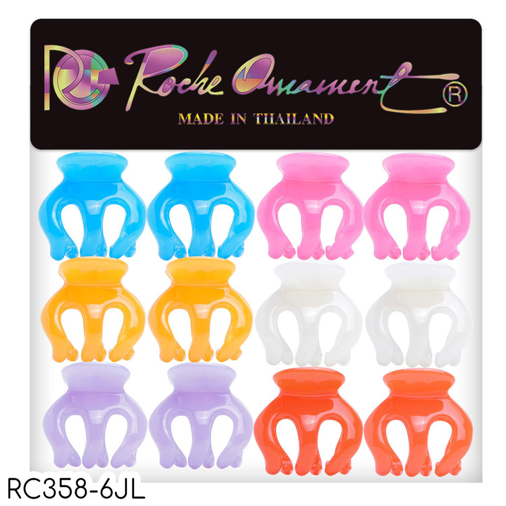 Pack Of 12 Hair Claw Catcher