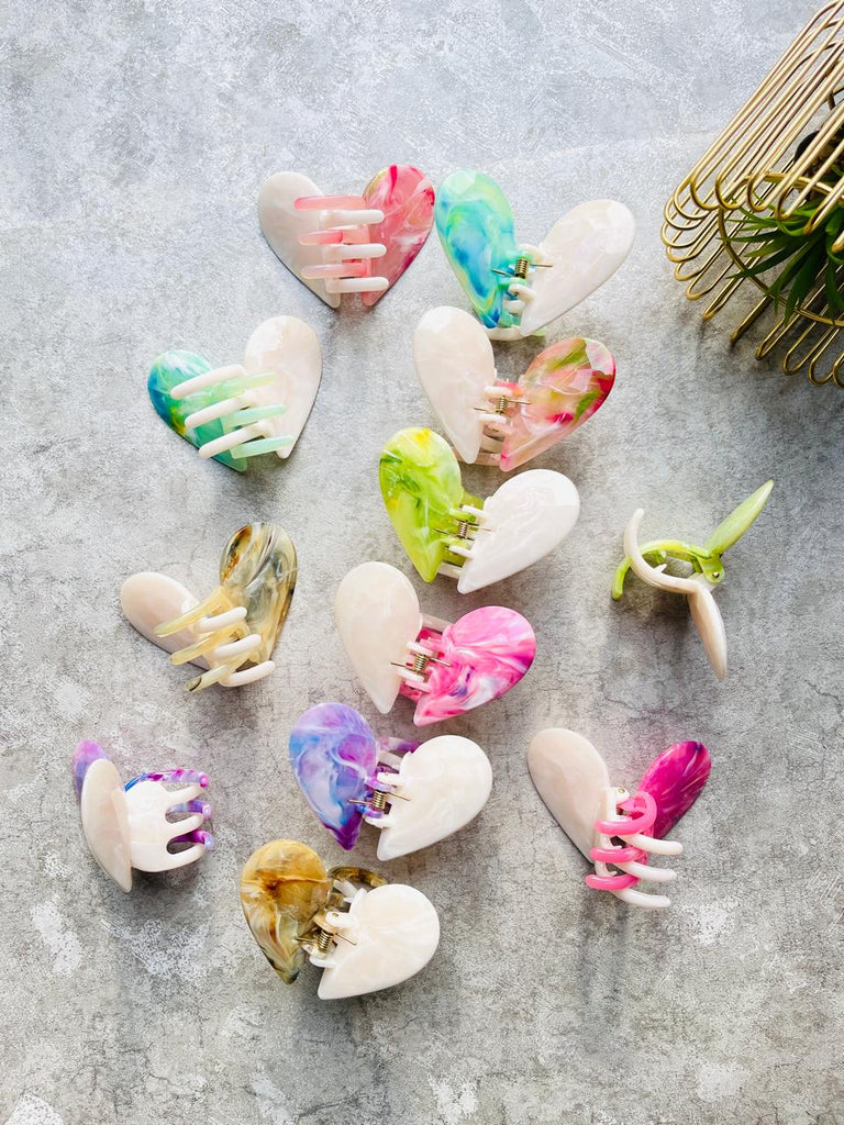 Heart Shaped Hair Claw Catcher